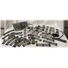 Image 1 : VINTAGE TUBULAR 3-RAIL TRACKS TOY TRAIN TRACKS WITH A POWER TRANSFORMER
