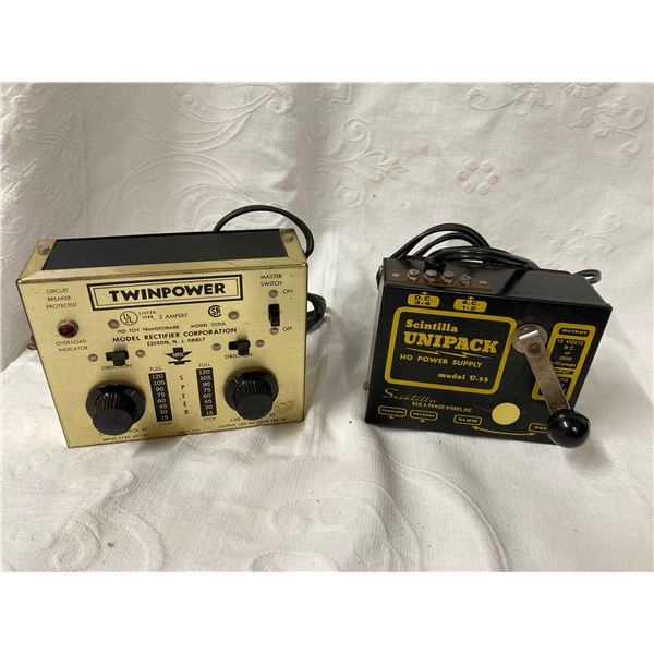 VINTAGE MODEL TRAIN TRANSFORMERS