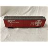 Image 2 : VINTAGE SANTA FE RAILROAD MODEL FREIGHT CARS AND A CABOOSE