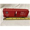 Image 6 : VINTAGE SANTA FE RAILROAD MODEL FREIGHT CARS AND A CABOOSE