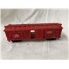 Image 8 : VINTAGE SANTA FE RAILROAD MODEL FREIGHT CARS AND A CABOOSE