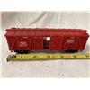 Image 9 : VINTAGE SANTA FE RAILROAD MODEL FREIGHT CARS AND A CABOOSE