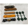 Image 18 : VINTAGE MODEL TRAIN CARS, PARTS, AND A LOCOMOTIVE