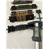 Image 20 : VINTAGE MODEL TRAIN CARS, PARTS, AND A LOCOMOTIVE