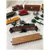 Image 3 : VINTAGE MODEL TRAIN CARS, PARTS, AND A LOCOMOTIVE