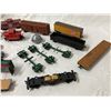 Image 4 : VINTAGE MODEL TRAIN CARS, PARTS, AND A LOCOMOTIVE