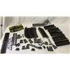 Image 1 : VINTAGE MODEL RAILROAD TRAIN TRACK PIECES AND ACCESSORIES, HO SCALE