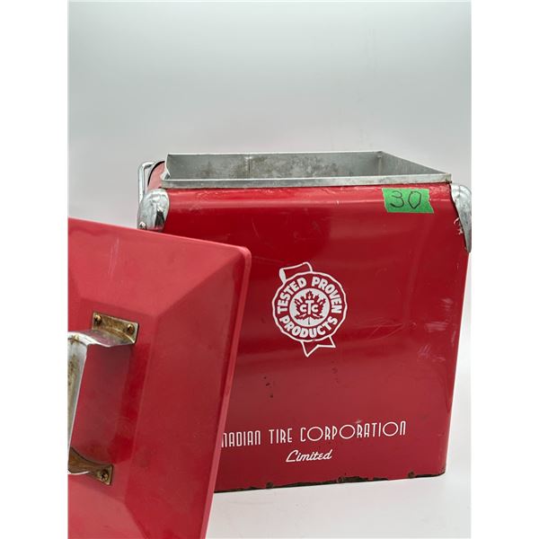 Canadian Tire Red Cooler