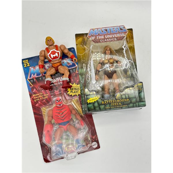 3 x Masters of the Universe figures two are NOS