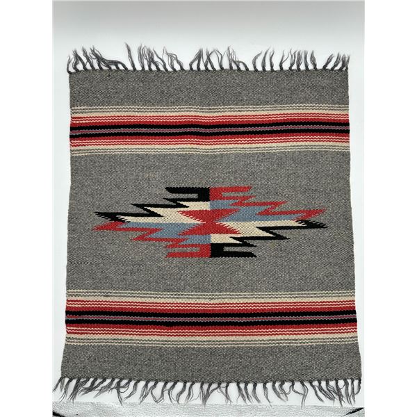 2 x Native Chimayo wool table runners New Mexico