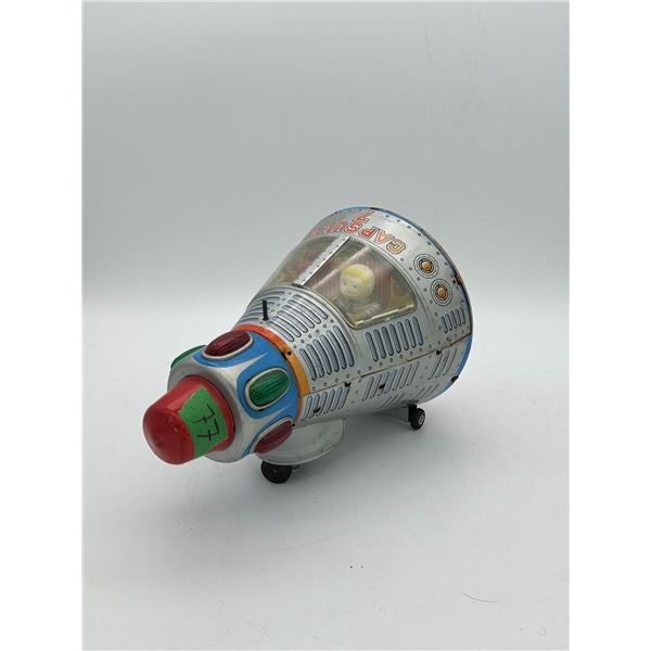 1960s tin Space Capsule 7 battery operated