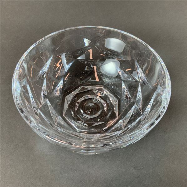 Baccarat Faceted Geometric Crystal Bowl