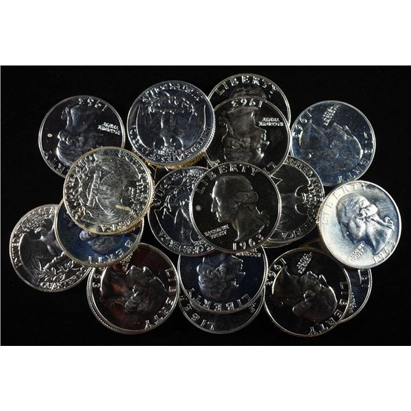 (20) 90% SILVER WASHINGTON QUARTERS PROOF