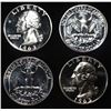 Image 2 : (20) 90% SILVER WASHINGTON QUARTERS PROOF
