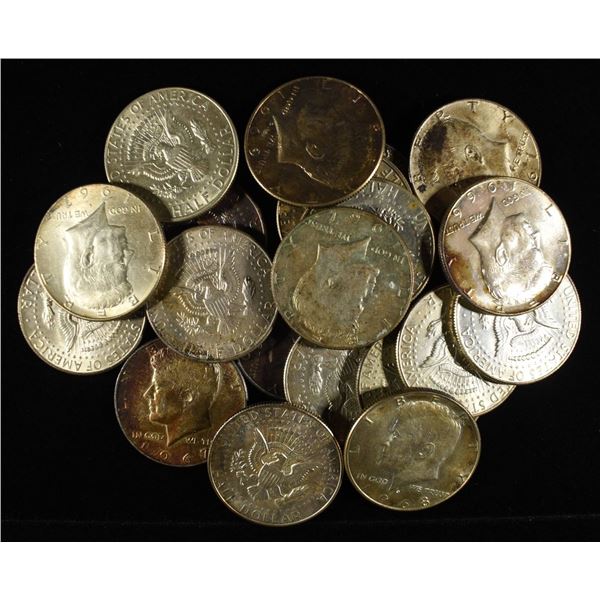 (20) 40% SILVER KENNEDY HALF DOLLAR