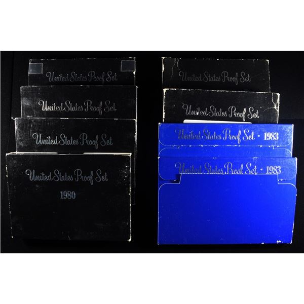 (2) 1980-1983 US PROOF SETS