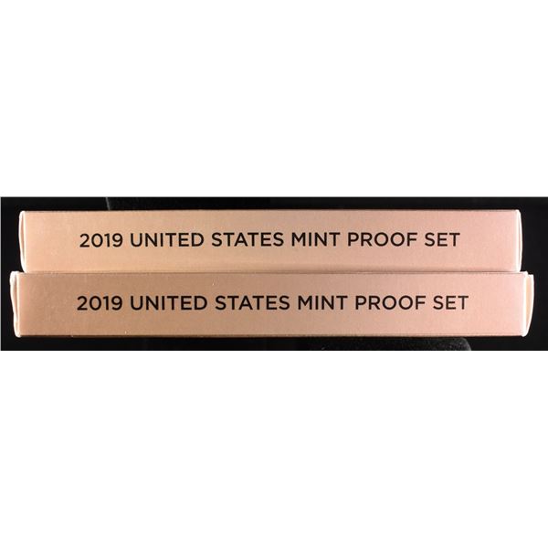 (2) 2019 MINT PROOF SETS