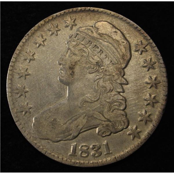 1831 CAPPED BUST HALF DOLLAR XF