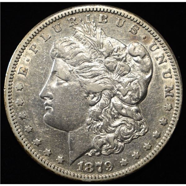 1879-CC MORGAN DOLLAR XF/AU