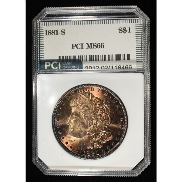 1881-S MORGAN DOLLAR PCI SUPERB GEM BU