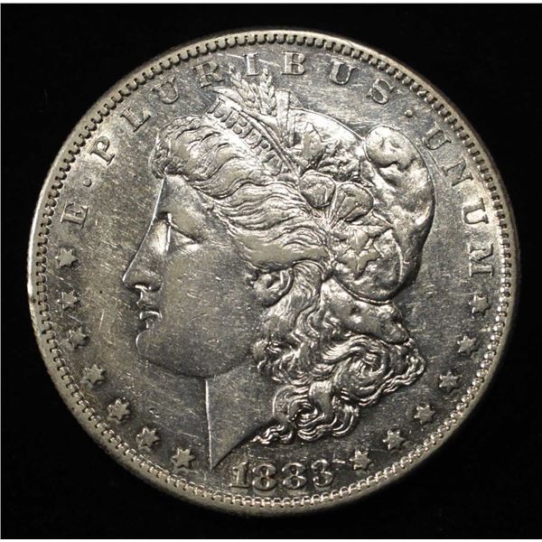1883-S MORGAN DOLLAR CH AU