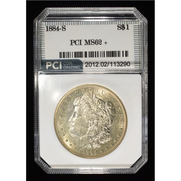 1884-S MORGAN DOLLAR PCI BU