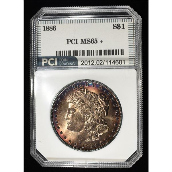 1886 MORGAN DOLLAR PCI GEM BU