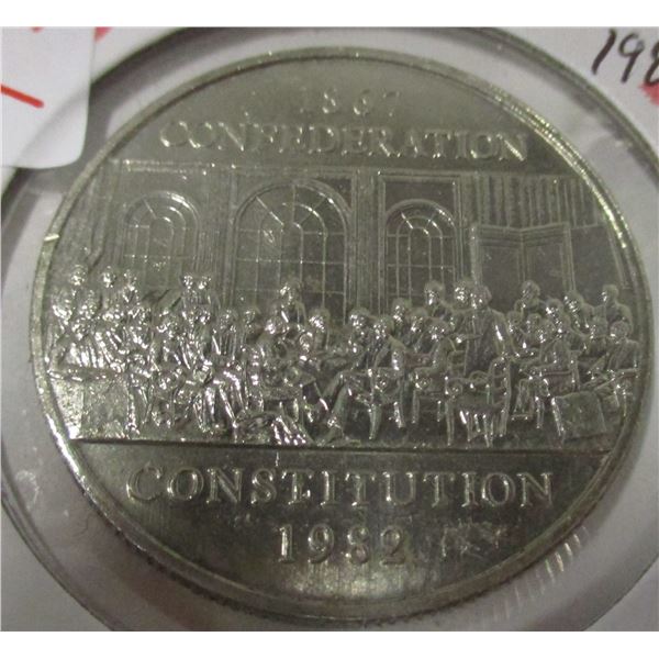 1867 - 1982 CONFEDERATION/CONSTITUTION CANADA DOLLAR