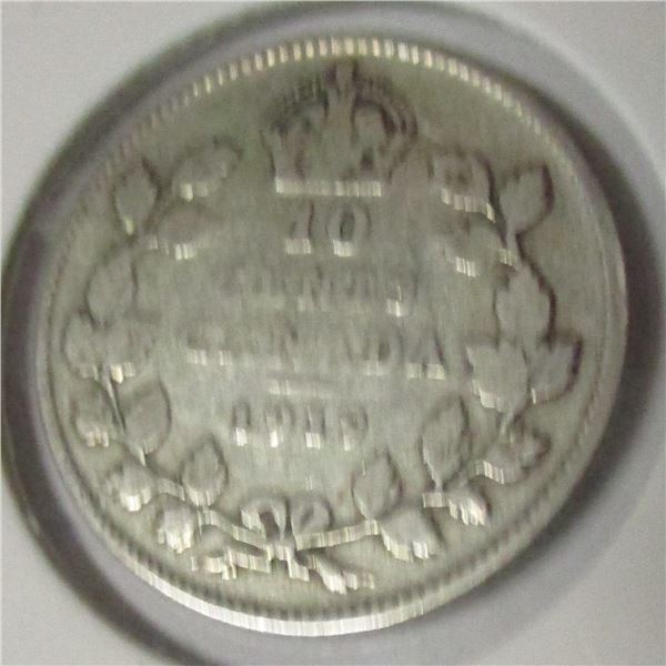 1919 CANADA KING GEORGE V SILVER QUARTER