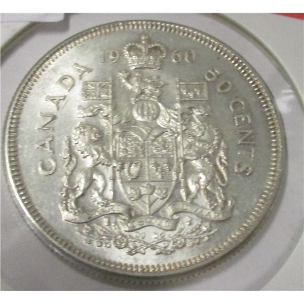 1960 CANADA SILVER HALF DOLLAR