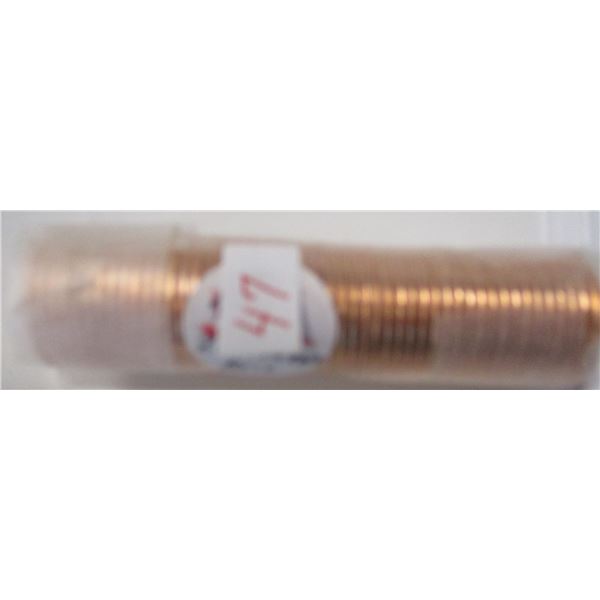 2011 MINT SEALED ROLL OF 50 LAST OF CANADA PENNIES