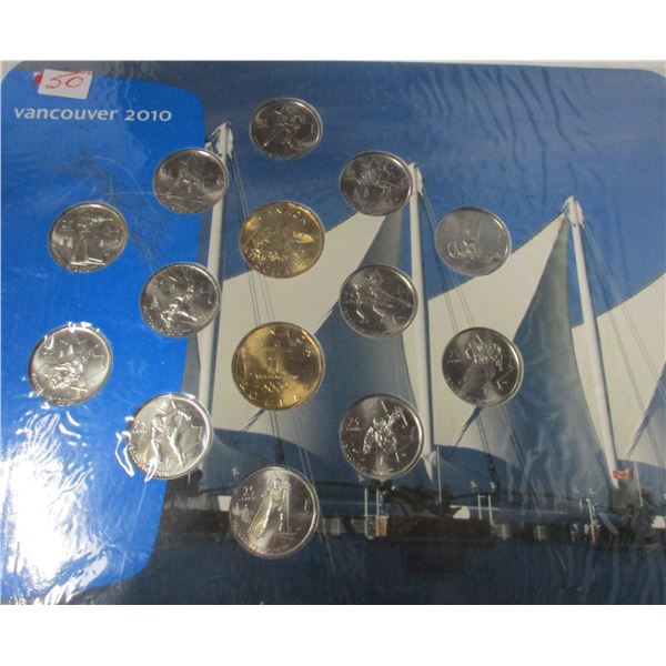 2010 VANCOUVER OLYMPIC MINT COIN SET