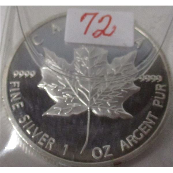 2013 CANADA $5 SILVER COIN (SELLING AS IS - SILVER CONTENT NOT VERIFIED - NOT TESTED)