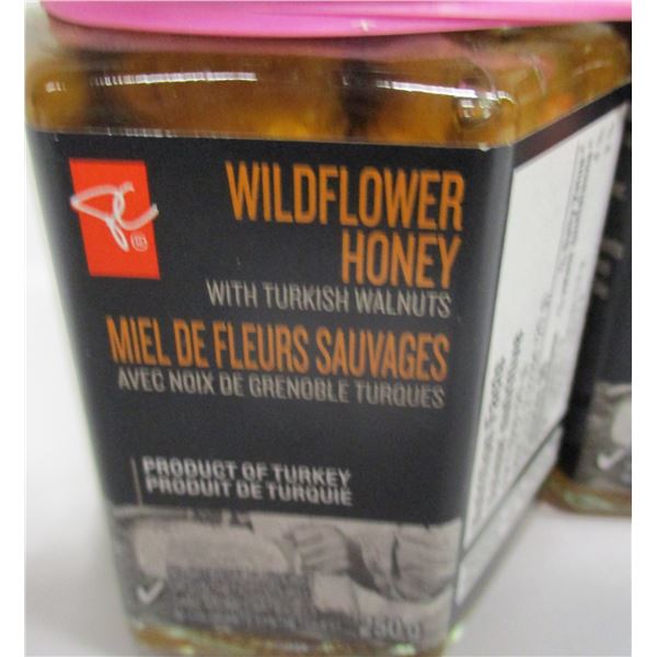 SHELF PULLS (AS IS):  WILDFLOWER HONEY (2 JARS X 250 G)