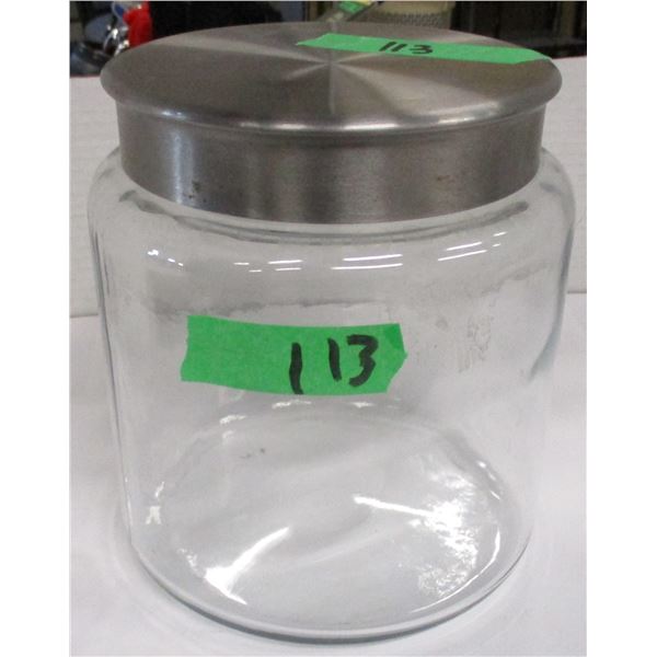 GLASS STORAGE JAR