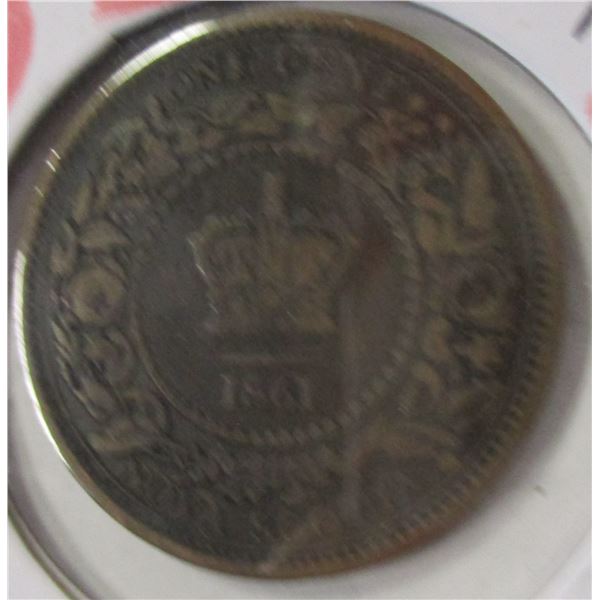1861 NOVA SCOTIA VICTORIAN LARGE PENNY TOKEN