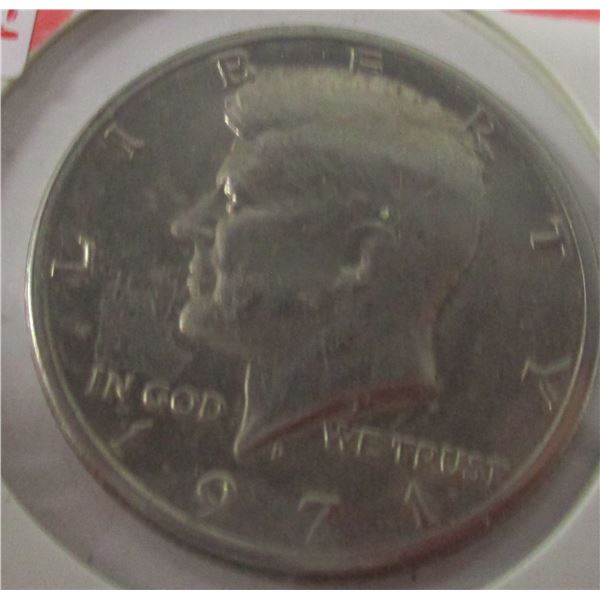 1971 USA KENNEDY HALF DOLLAR