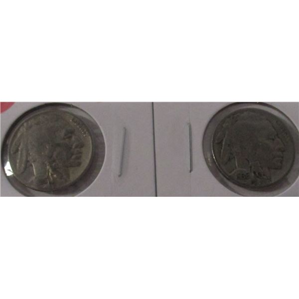 1935 & 1936 USA INDIAN HEAD NICKELS