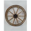 Image 1 : Antique Wooden Wagon Wheel
