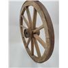 Image 2 : Antique Wooden Wagon Wheel