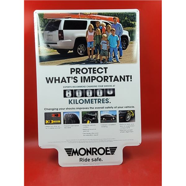 Monroe Shocks & Struts Advertising Sign