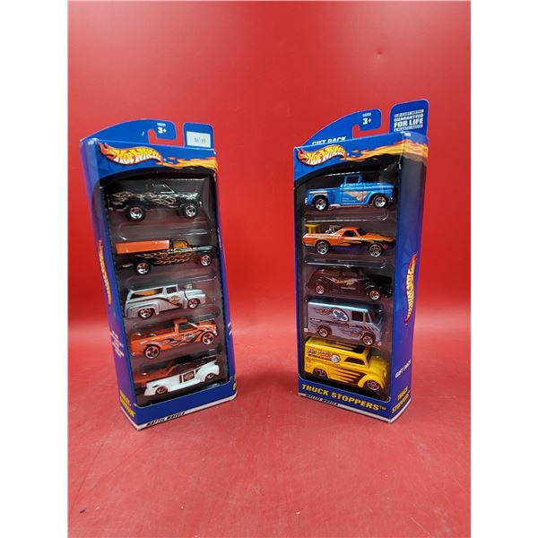2 Sealed Mattel Hot Wheels 5 Packs