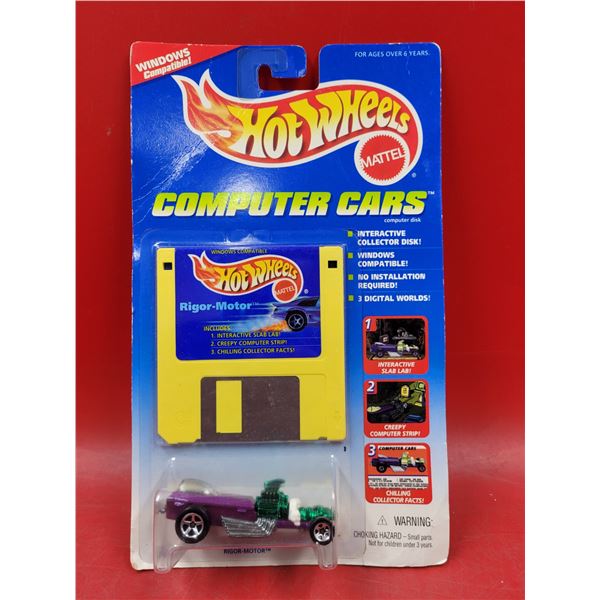 NOS Mattel Hot Wheels Computer Cars Rigor-Motor