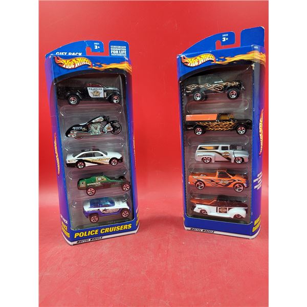 2 Sealed Mattel Hot Wheels 5 Packs