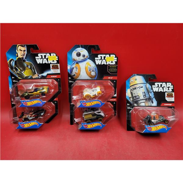 Lot of Sealed Star Wars Hot Wheels