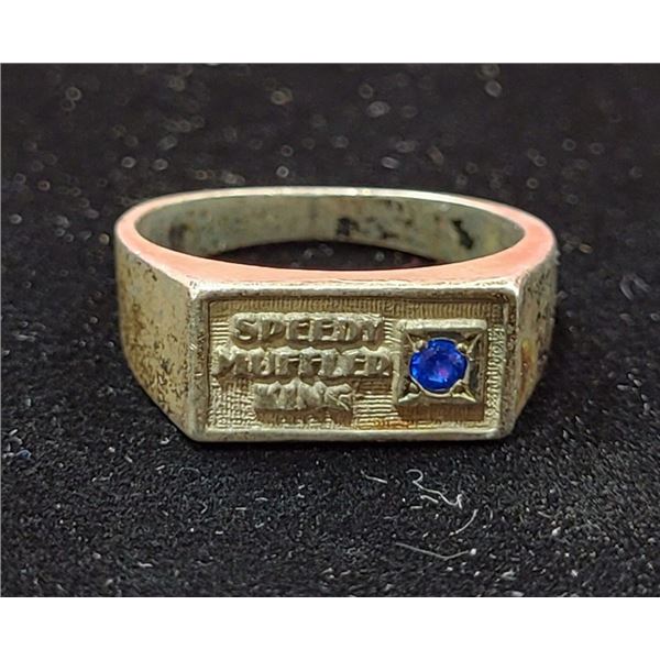 1980s Sterling Speedy Muffler King 5-Year Ring