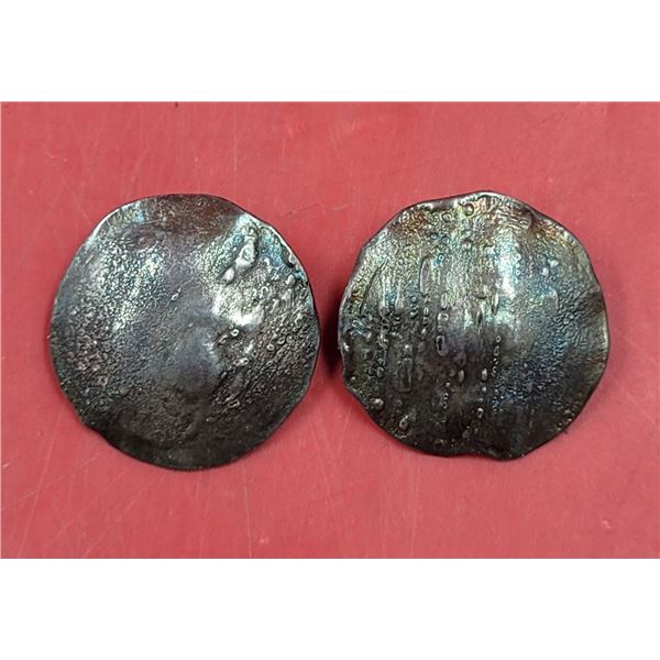 Pair of VTG Sterling Clip-On Earrings