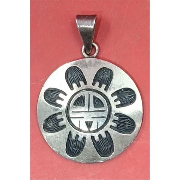 Sterling Sun Pendant