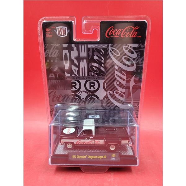 Sealed M2 Machines Coca-Cola 1973 Chevrolet Cheyenne Super 30