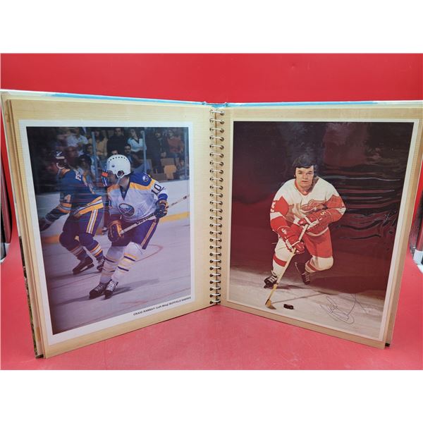 Book of Assorted Hockey Prints (Some Autographed)
